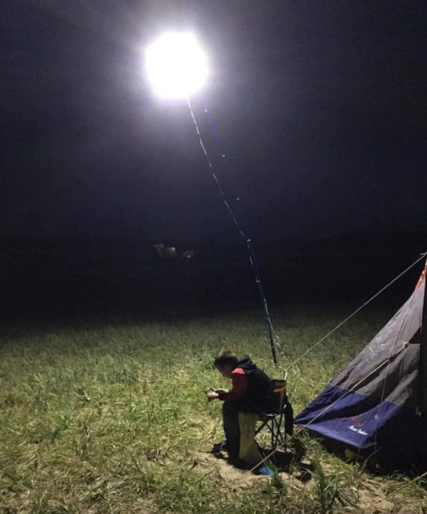 لمبة سنارة اضاءة ليد متعددة الاستخدامات للات والتخييم