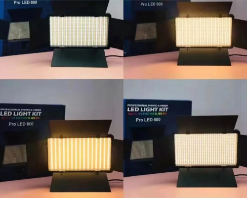 مصباح إضاءة التصوير الاحترافي LED LIGHT PRO 600