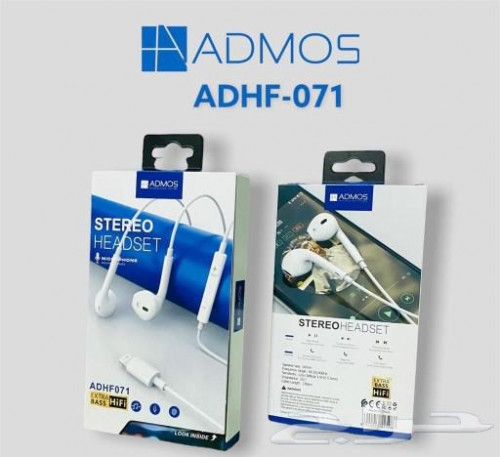 Admos In-Ear Stereo Earphones With Mic For Apple i...