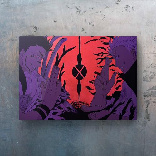 رسمة غوجو ساتورو وسكونا