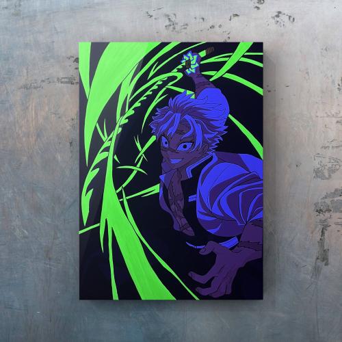 رسمة سانيمي هاشيرا الرياح