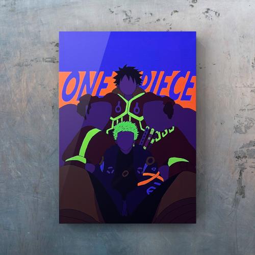 رسمة لوفي و زورو بدون ملامح