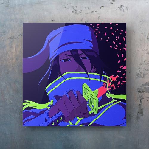 رسمة بياكويا بتأثير بلاك لايت (50×50 سم)