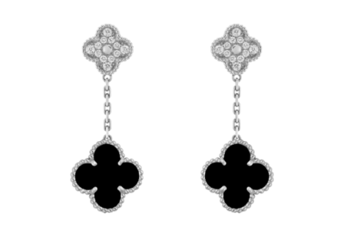 VCA | Alhambra earrings, 2 motifs