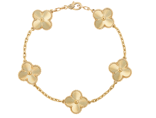 VCA | Vintage Alhambra bracelet, 5 motifs