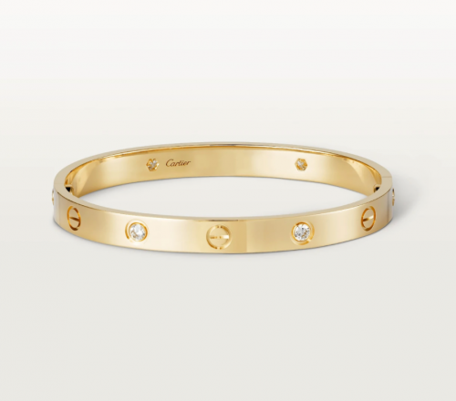 LOVE BRACELET, 4 DIAMONDS