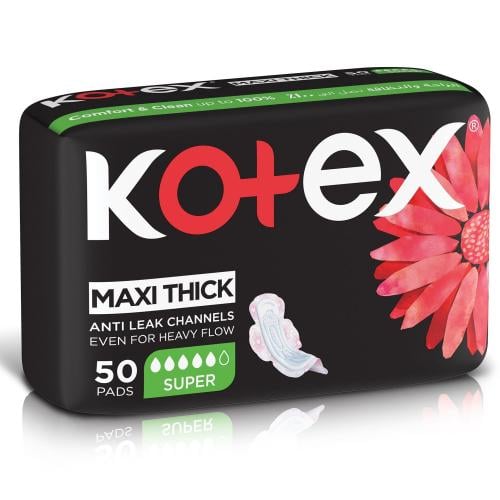 كوتكس | فوط ماكسي سوبر 50 فوطة Kotex | Maxi Super...