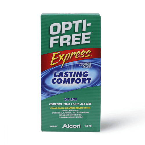 اوبتى فري اكسبريس محلول معقم للعدسات 120 مل Opti-F...