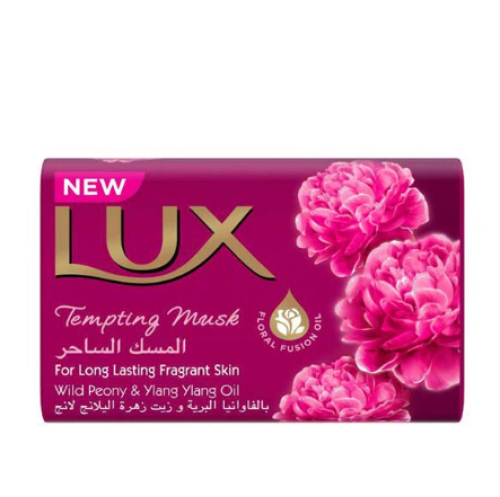 لوكس صابون قطعة تمبتنج مسك - 170 جم Lux Bar Soap T...