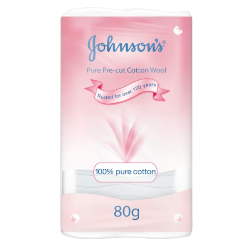جونسون | بيبي صوف قطني نقي للأطفال | 80 جم Johnson...