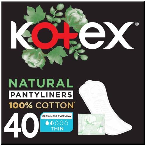 كوتكس فوط يومية قطنية رفيعة فريش 40 قطعة Kotex Fem...
