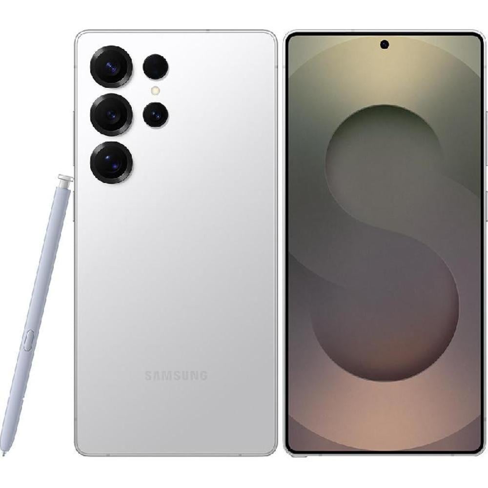 سامسونج S25 Ultra 256GB تيتانيوم أبيض فضي