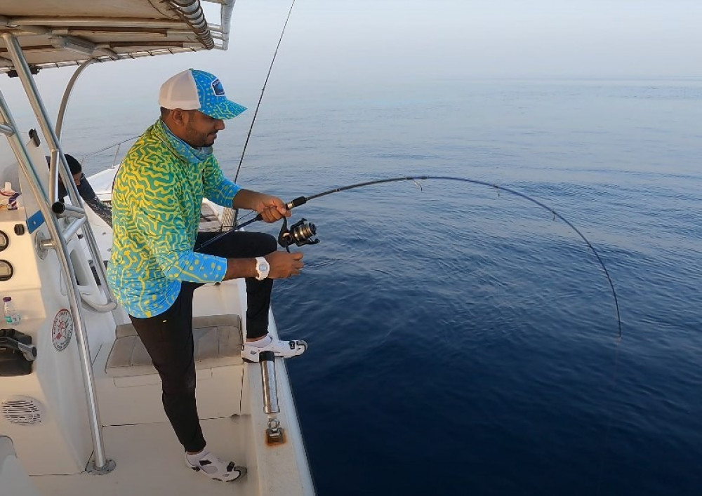 تجربة قصبة rod extreme slow jigging