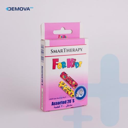 اشرطة طبية لاصقة ملونة للأطفال-Assorted 20's Pharm...