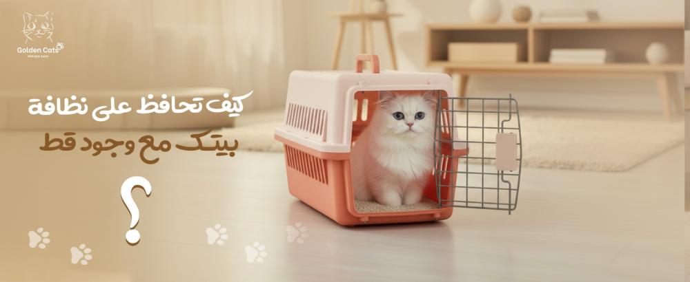 تنظيف مع القطط: كيف تحافظ على بيتك نظيف؟