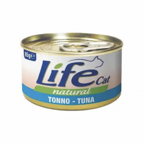 لايف كات طعام رطب للقطط تونه 85g