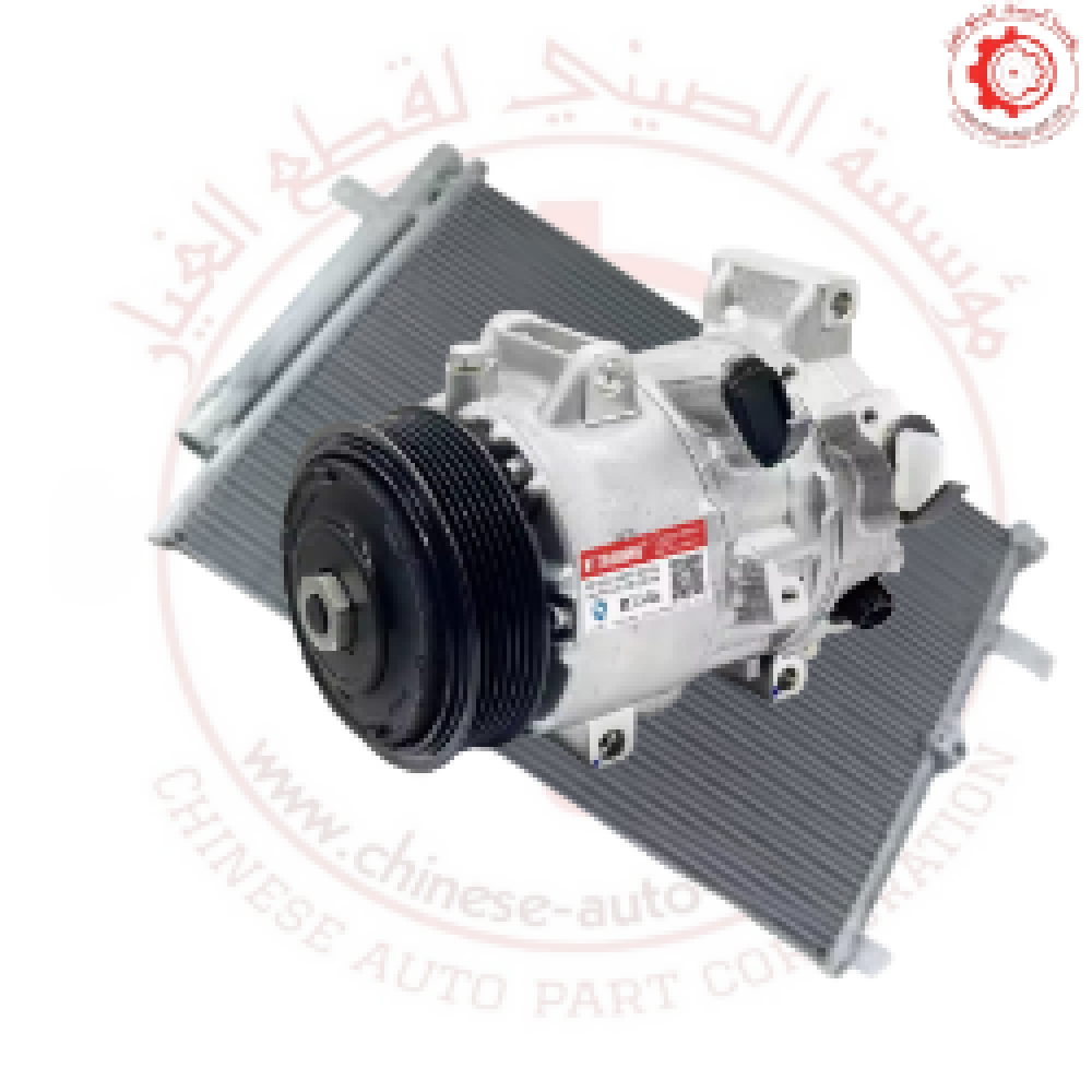 كمبروسر و رديتر مكيف مبرد شانجان سي اس 35 بلس Changan CS35 Plus Compressor Radiator Condenser