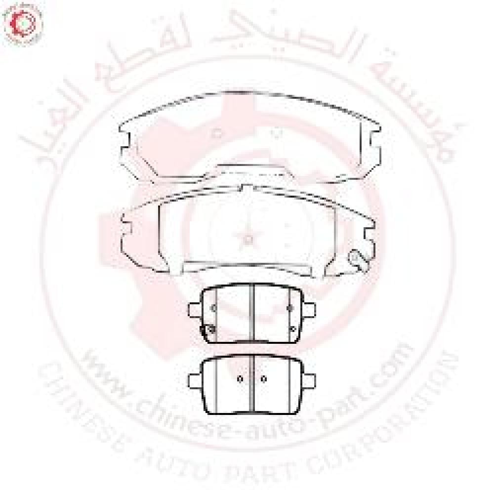 فحمات فرامل X70 جيتور ـ (23-2025) Brake Pad Jetour X70