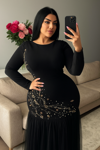 فستان اسود حفلات