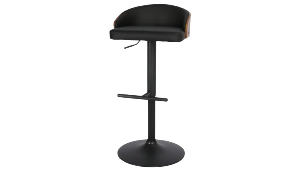 كرسي بار بستم خشب قماش جلد.