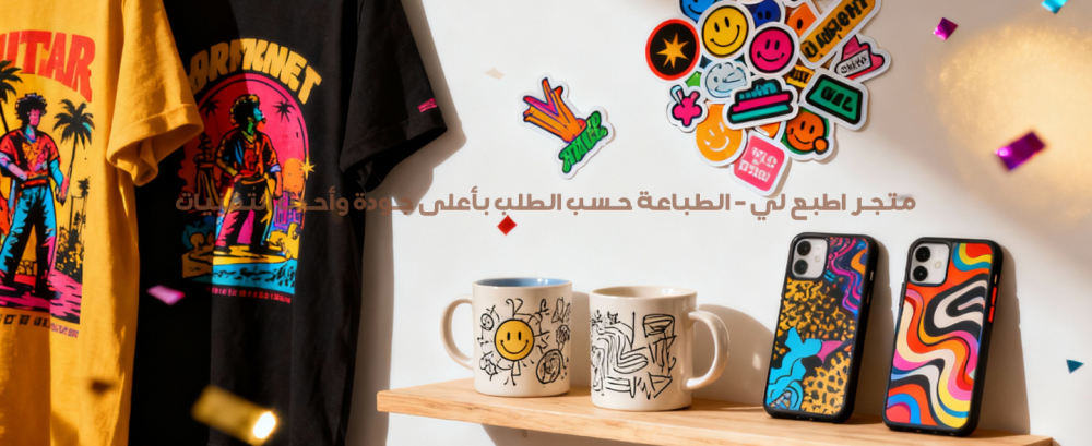 متجر اطبع لي - الطباعة حسب الطلب بأعلى جودة وأحدث التقنيات
