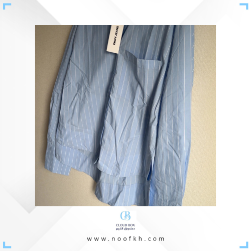 قميص من دكني مقلم