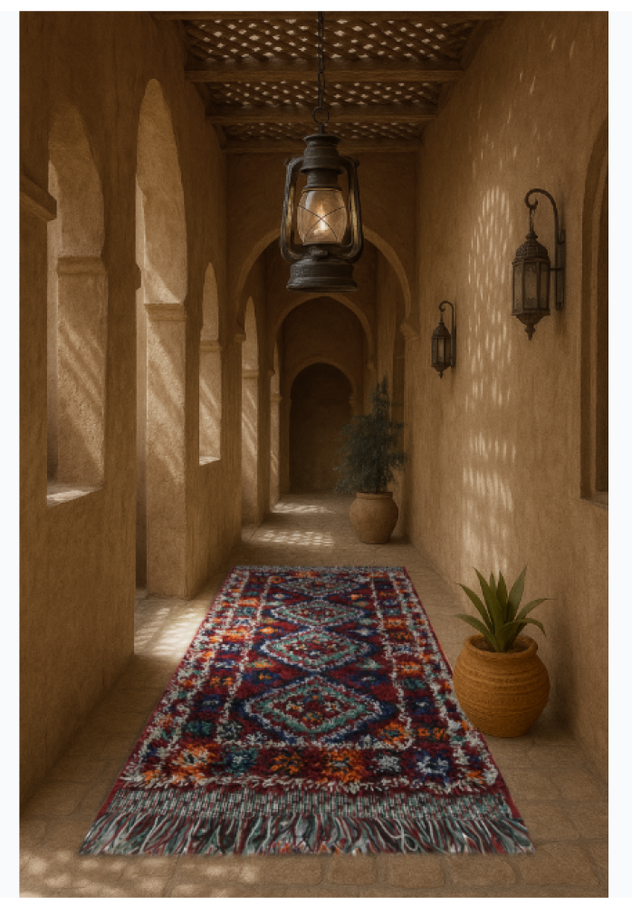 سجاد بادية الصحراء برجندي