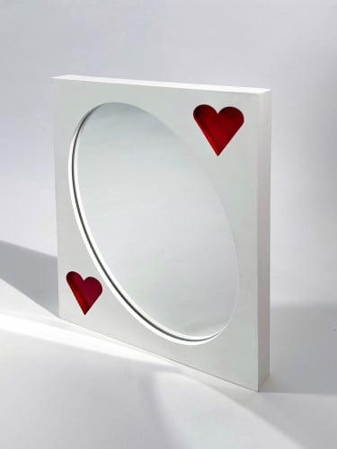 Love mirror - white