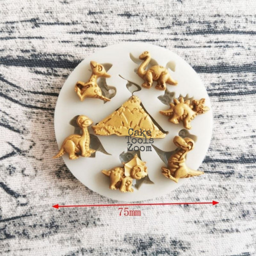 سيليكون ديناصورات ميني