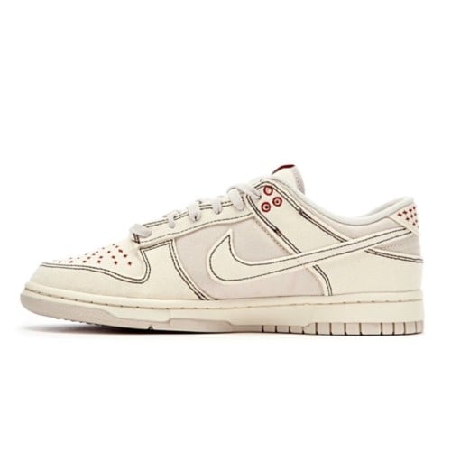 Nike Dunk Low Denim Sneakers - Light Orewood Brown