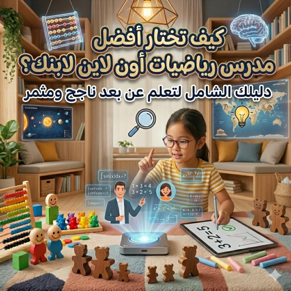 كيف تختار أفضل مدرس رياضيات اون لاين لابنك؟