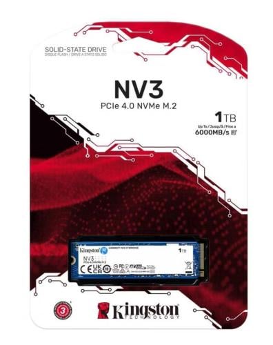 ذاكرة سوني5 داخلية 2 تيرا- KINGSTON 1TB M.2 NV3 Pcie 4.0 6000mhz ps5