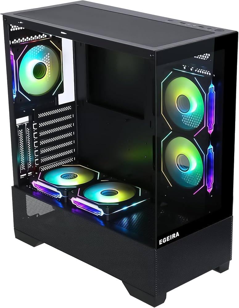 Egira Case Eclipse Black 5 Fans