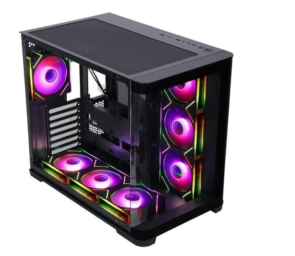 Egira Case Crystal black 7 fans
