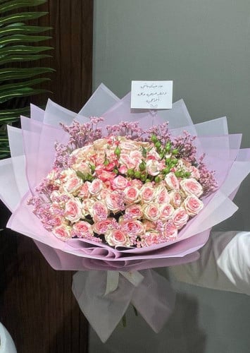 باقة ورد ملون فواتح