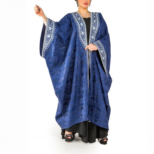 عباية بشت الياسمين لون كحلي