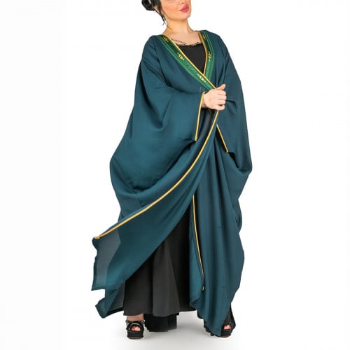 عباية بشت كريب لون اخضر