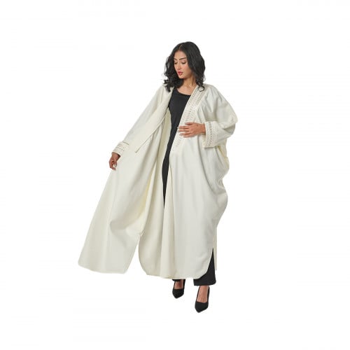 عباية بشت نجدية لون ابيض