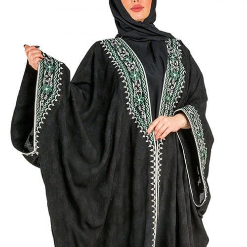 Jasmine Bisht Abaya, black-purple color