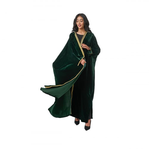 Green classic bisht abaya