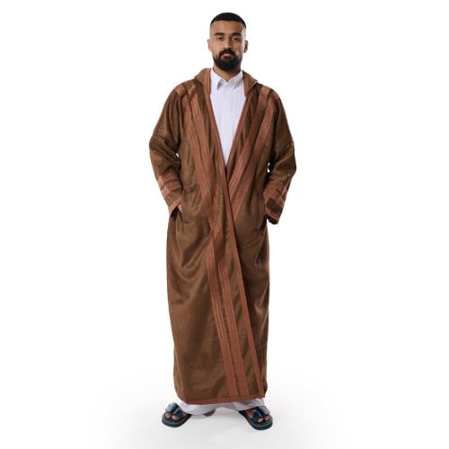 فروة مخمل كلاسيك لون بني