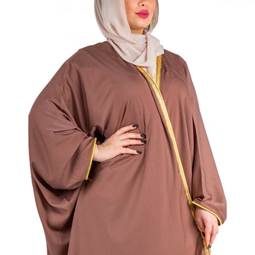 عباية بشت كلاسيك لون وردي