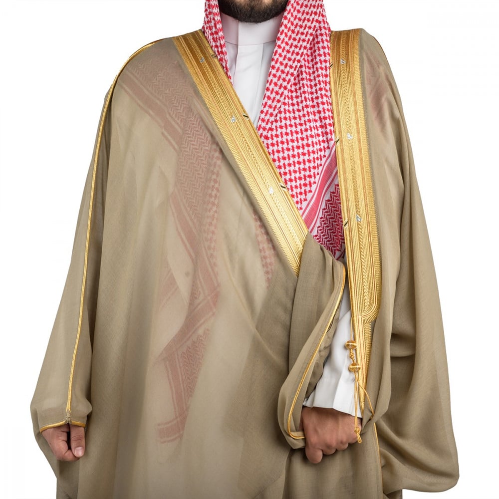 بشت ملكي غاط مصوف زري حر