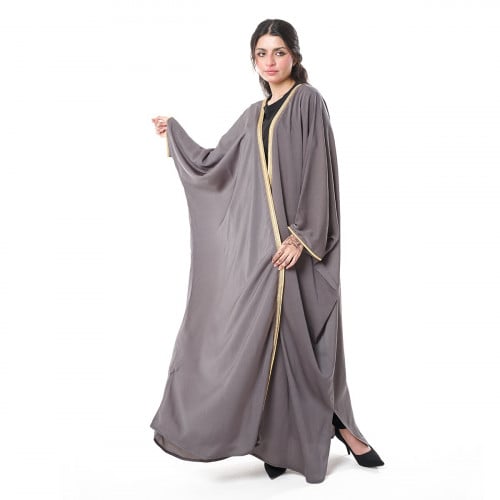 عباية بشت كلاسيك لون رصاصي