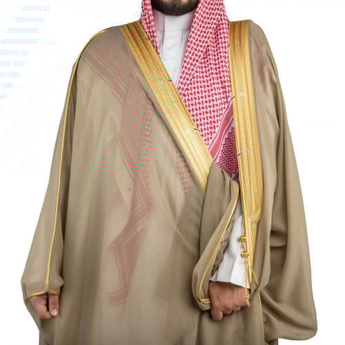 بشت ملكي غاط مصوف زري حر