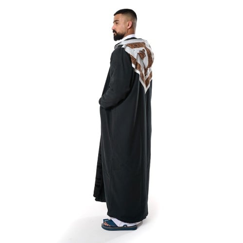فروة شال كشميري جوخ لون زيتي