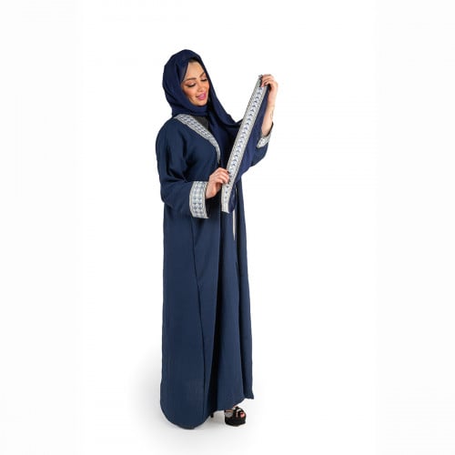 Al-Asala bisht abaya, navy color