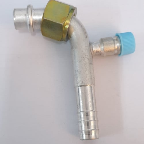 CONNECTOR 5-8  90D ELBOW WITH VALVE R-134A NO 10880W