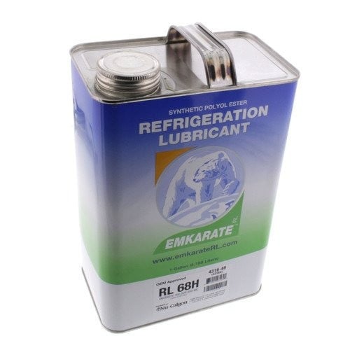 #10086A زيت كمبروسرات R-134A L COMPRESSOR OIL EMKARATE 1 GALLON RL-68H