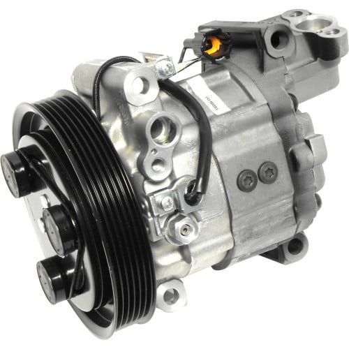 #12828J كمبروسر مكيف نيسان صني فاليو 2007-2011 / COMPRESSOR NISSAN SUNNY SENTRA L4 1.6L 1998-2007 VALEO 12V 6PK